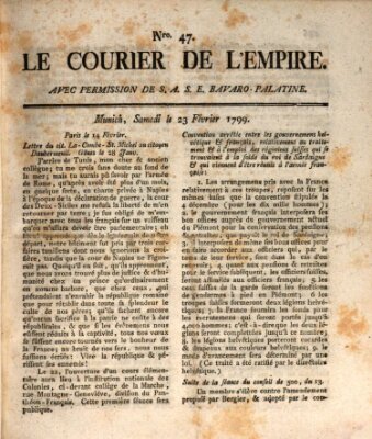 Le courier de l'Empire Samstag 23. Februar 1799