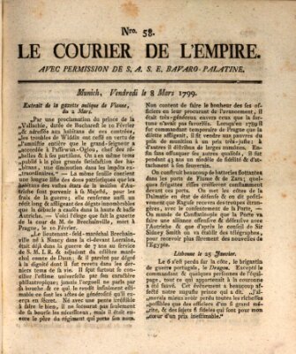 Le courier de l'Empire Freitag 8. März 1799