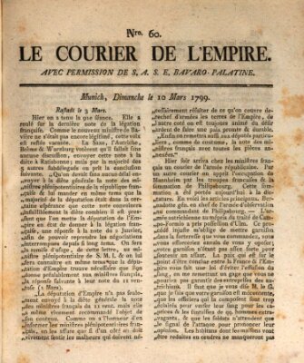 Le courier de l'Empire Sonntag 10. März 1799