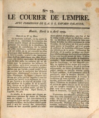 Le courier de l'Empire Dienstag 2. April 1799