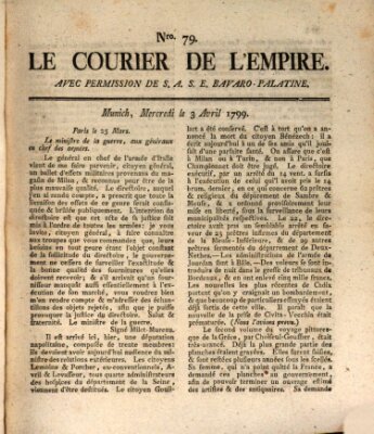 Le courier de l'Empire Mittwoch 3. April 1799