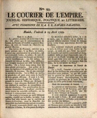 Le courier de l'Empire Freitag 19. April 1799