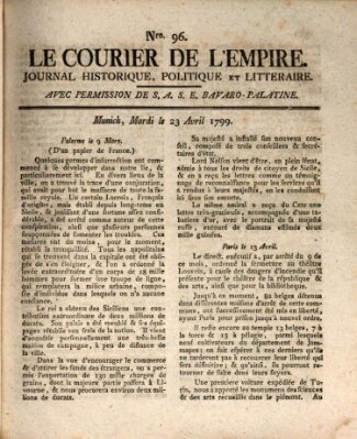 Le courier de l'Empire Dienstag 23. April 1799