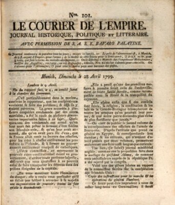 Le courier de l'Empire Sonntag 28. April 1799