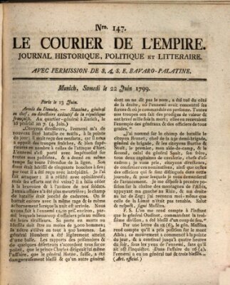 Le courier de l'Empire Samstag 22. Juni 1799