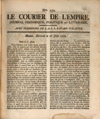 Le courier de l'Empire Mittwoch 26. Juni 1799