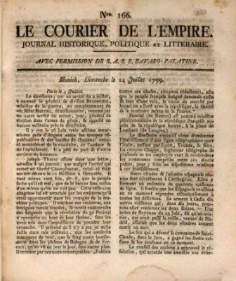 Le courier de l'Empire Sonntag 14. Juli 1799