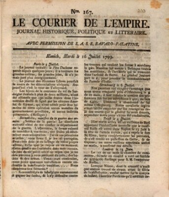 Le courier de l'Empire Dienstag 16. Juli 1799