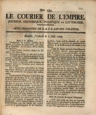 Le courier de l'Empire Freitag 2. August 1799