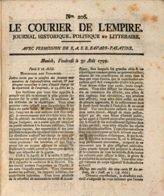 Le courier de l'Empire Freitag 30. August 1799