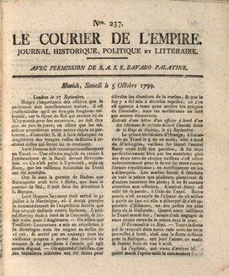 Le courier de l'Empire Samstag 5. Oktober 1799