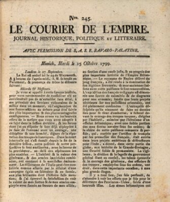 Le courier de l'Empire Dienstag 15. Oktober 1799