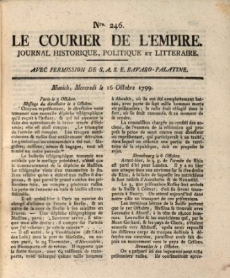 Le courier de l'Empire Mittwoch 16. Oktober 1799