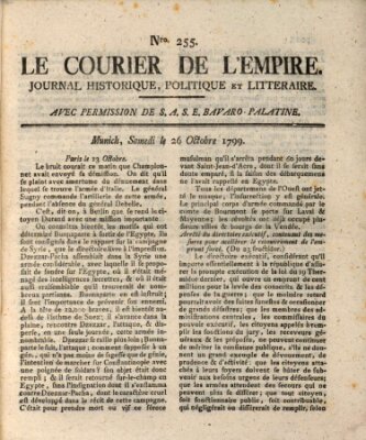 Le courier de l'Empire Samstag 26. Oktober 1799