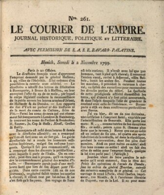 Le courier de l'Empire Samstag 2. November 1799