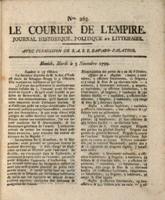 Le courier de l'Empire Dienstag 5. November 1799