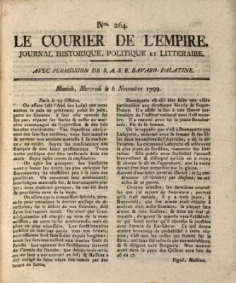 Le courier de l'Empire Mittwoch 6. November 1799