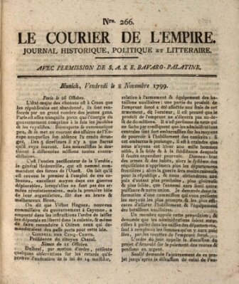 Le courier de l'Empire Freitag 8. November 1799