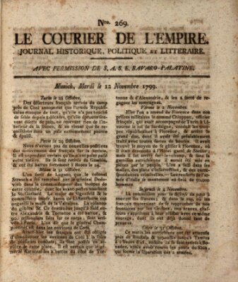 Le courier de l'Empire Dienstag 12. November 1799