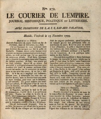 Le courier de l'Empire Freitag 15. November 1799