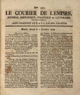 Le courier de l'Empire Samstag 7. Dezember 1799