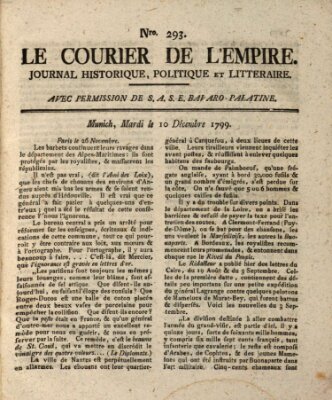 Le courier de l'Empire Dienstag 10. Dezember 1799