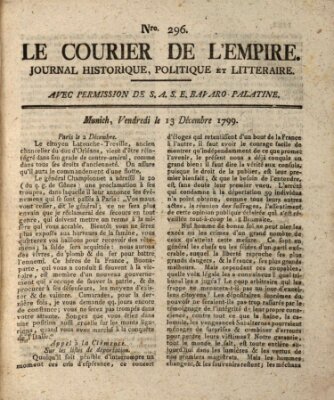 Le courier de l'Empire Freitag 13. Dezember 1799