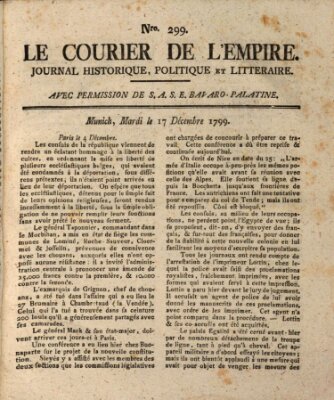 Le courier de l'Empire Dienstag 17. Dezember 1799