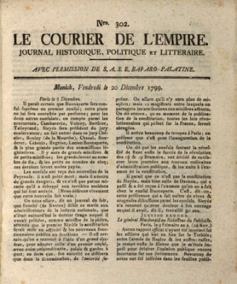 Le courier de l'Empire Freitag 20. Dezember 1799