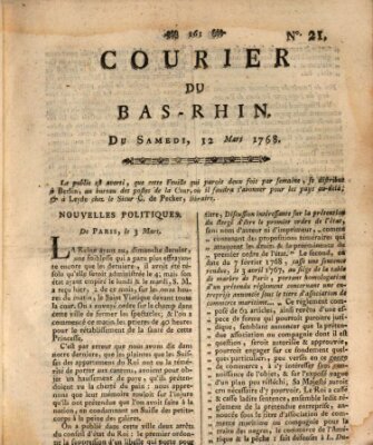 Courier du Bas-Rhin Samstag 12. März 1768