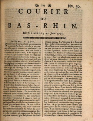 Courier du Bas-Rhin Samstag 22. Juni 1771