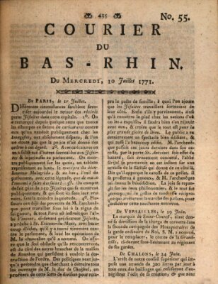 Courier du Bas-Rhin Mittwoch 10. Juli 1771