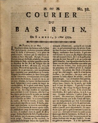 Courier du Bas-Rhin Samstag 9. Mai 1772