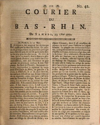 Courier du Bas-Rhin Samstag 23. Mai 1772