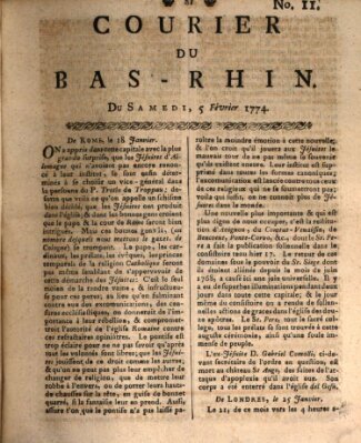 Courier du Bas-Rhin Samstag 5. Februar 1774