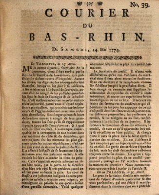 Courier du Bas-Rhin Samstag 14. Mai 1774