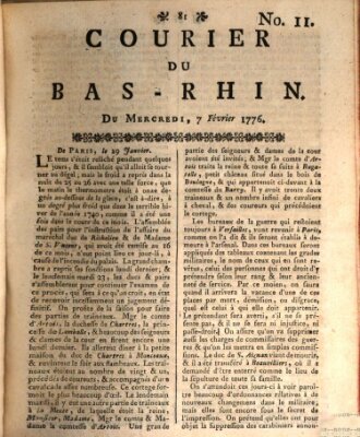 Courier du Bas-Rhin Mittwoch 7. Februar 1776