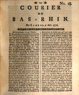 Courier du Bas-Rhin Samstag 2. März 1776