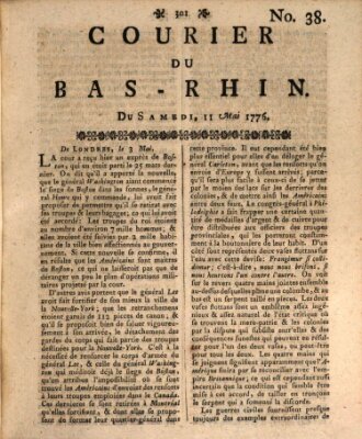 Courier du Bas-Rhin Samstag 11. Mai 1776