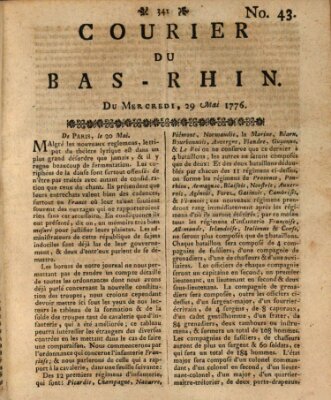 Courier du Bas-Rhin Mittwoch 29. Mai 1776