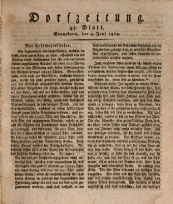 Dorfzeitung Samstag 4. Juni 1825