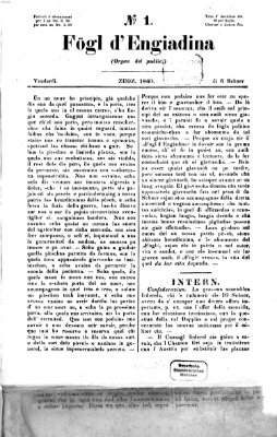 Fögl d'Engiadina Freitag 6. Januar 1860