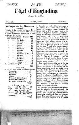 Fögl d'Engiadina Freitag 29. Juni 1860