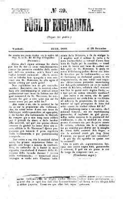 Fögl d'Engiadina Freitag 28. September 1860