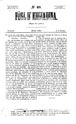 Fögl d'Engiadina Freitag 5. Oktober 1860