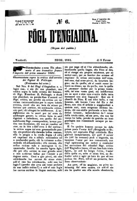 Fögl d'Engiadina Freitag 8. Februar 1861