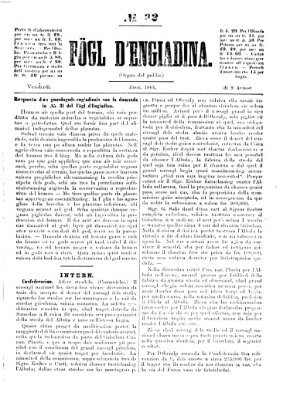 Fögl d'Engiadina Freitag 9. August 1861