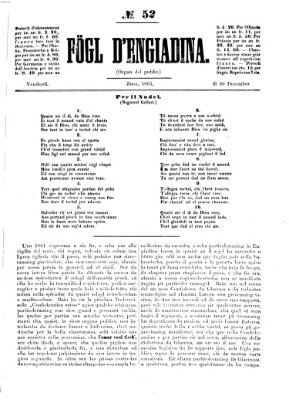 Fögl d'Engiadina Montag 30. Dezember 1861