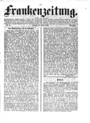 Frankenzeitung Freitag 22. Mai 1863