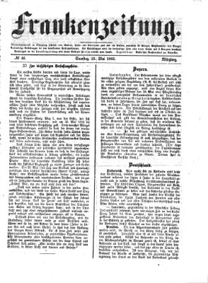 Frankenzeitung Samstag 23. Mai 1863